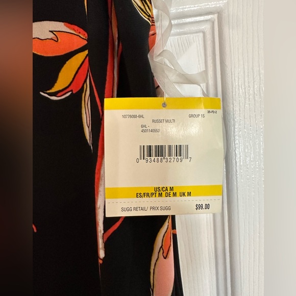 Anne Klein bird of paradise dress NWT sz M - Picture 2 of 5